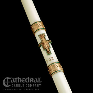 Cross of St. Frances Paschal Candle