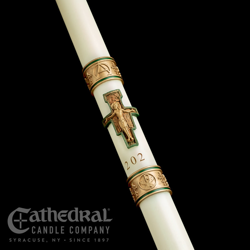 Cross of St. Frances Paschal Candle