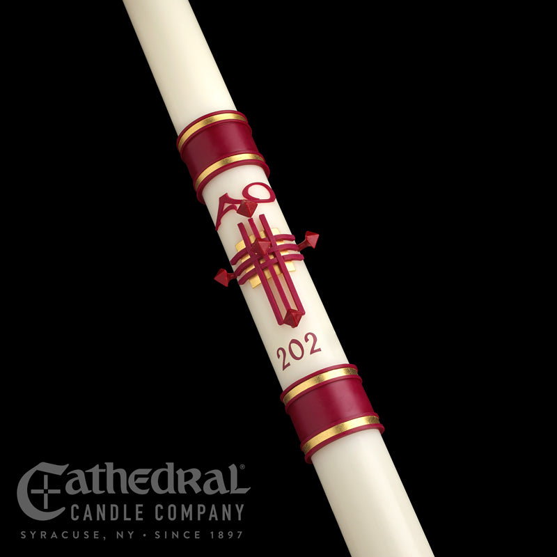 Crux Trinitas Paschal Candle